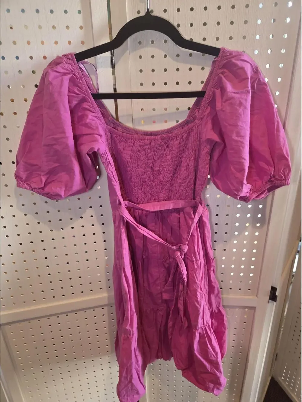 Sim & Sam Pink Puff Sleeve Dress XS - Picture 8 of 8
